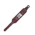 Bracelet Loup Cuir Marron